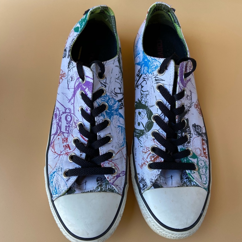 Rare Gorillaz Sketch Converse -10.5